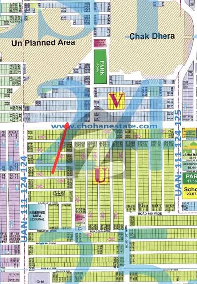 1 kanal plot on main 150' rd Phase 7 block V
