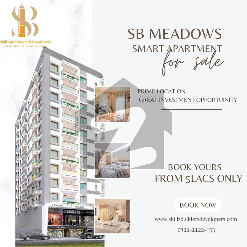 Modern Apartments Above Mobile Mall SB Meadows, Karachi Modern Apartments Above Mobile Mall SB Meadows, Karachi
