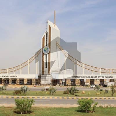 DHA CITY KARACHI PLOT FOR SALE 6D SECTOR CORNER IDEAL LOCATION 200 YARDS PLOT