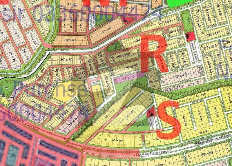 Gulberg Residencia Block-R 7Marla Possession Plot