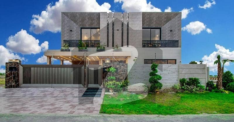 23 Marla Corner Top Quality Build Luxurious Beautiful Modern Design Villa With Basement For Sale In DHA Lahore Phase 7 Prime Location
