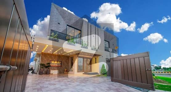 23 Marla Corner Top Quality Build Luxurious Beautiful Modern Design Villa With Basement For Sale In DHA Lahore Phase 7 Prime Location