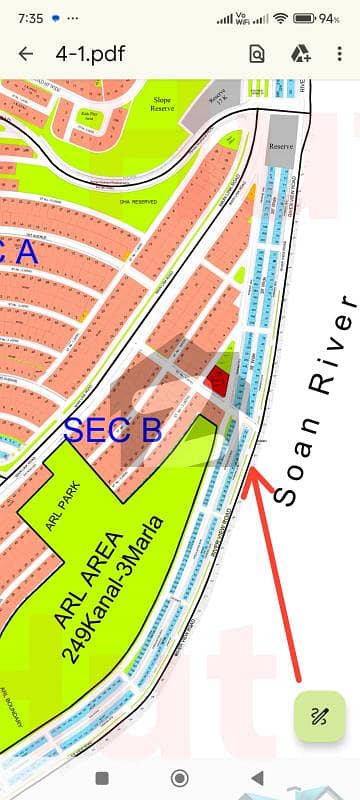 4 Marla Commercial Plot For Sale On River View Road (RVR ) DHA 4, Rawalpindi