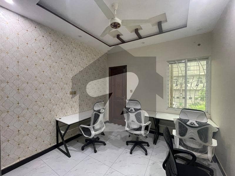 1st floor Furnished Office in Morning time