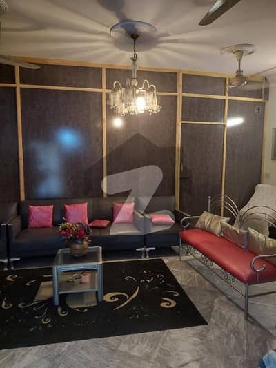 Semi - Furnished Ultra Luxury Bungalow With Air- Conditioners Huge Garden Reasonable Rent Near National Stadium