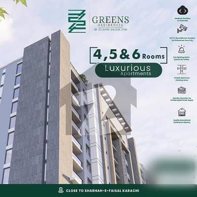 Flat for Sale With Roof in Saima Green Jinnah International AirPort Karachi