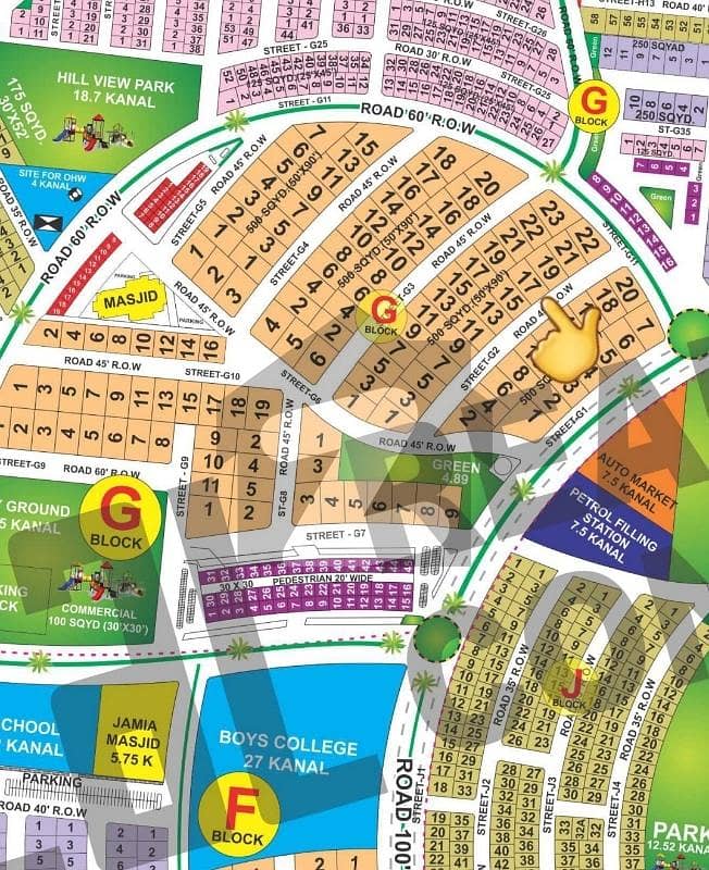 G Block 1 Kanal Plot For Sale G Block 1 Kanal Plot For Sale