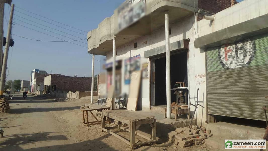 Single Storey Corner Building For Sale At Main Sahara City Road Okara