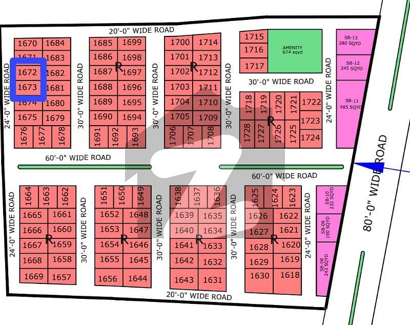 R-167- 120 Sq. Yard, NTR-Superior Block R-167- 120 Sq. Yard, NTR-Superior Block