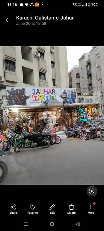 گلستانِِ جوہر ۔ بلاک 17 گلستانِ جوہر,کراچی میں 0 مرلہ دکان 45.0 لاکھ میں برائے فروخت۔