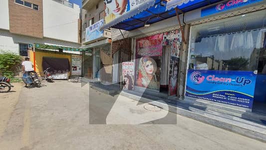 Ideal location shop A block for rent pak Arab society