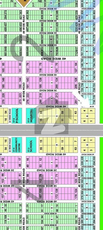 West Open 120 Sq Yd Plot Sale In Block 2 And 3 Saadi Garden Scheme 33