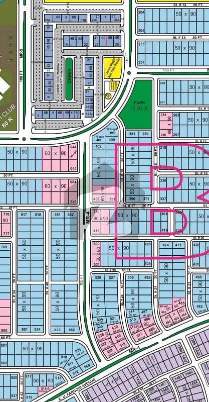 Main Double Road Corner Plot Top Notch location  MR 4