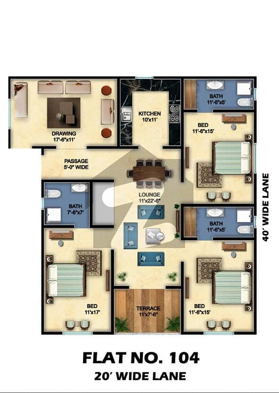 3 bed dd portion on Booking near tariq road 3 bed dd portion on Booking near tariq road