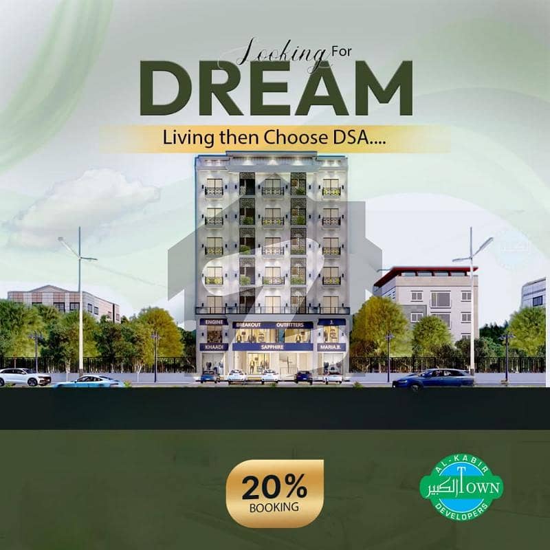268 Sqft Studio Apartment On Installment In Alkabir Town Phase 2