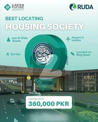 چہار باغ رِنگ روڈ,لاہور میں 3 مرلہ رہائشی پلاٹ 36.0 لاکھ میں برائے فروخت۔