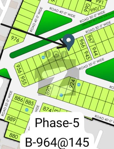 10 Marla Plot Available For Sale in DHA Phase 5 Block-B