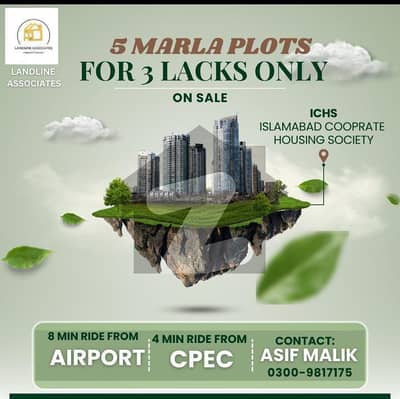 ICHS 5 Marla Plot For Sale In A Block