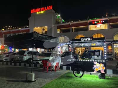 Brand Village Sialkot Shop Available For Rent.  For Cloth Watches Cosmetics Business Etc