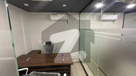 Furnished Office Available For Rent Main Road Facing Mezenine Floor