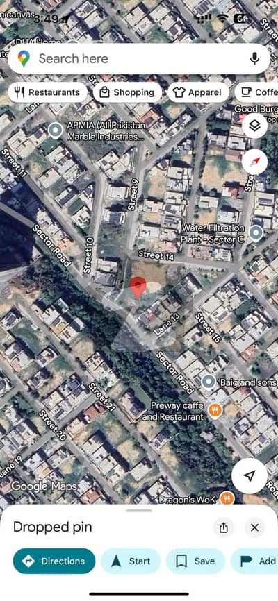 Dha Phase -2 Two Kanal Plot For Sale In One Kanal Plot Price On Main Service Road