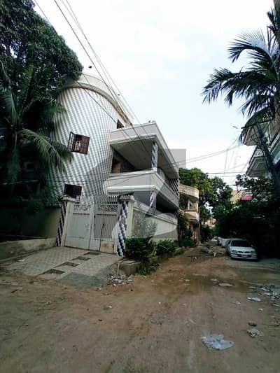 SECTOR 11/A TWO SIDES CORNER, WEST OPEN, G+1+1/2 HOUSE, SECOND ROW FROM MAIN ROAD, NORTH KARACHI