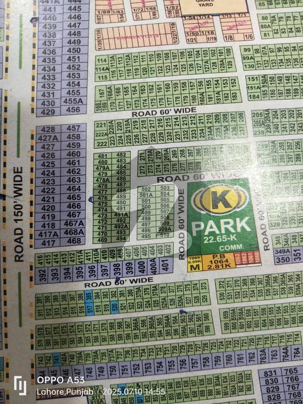 10 Marla K Block Plot For Sale