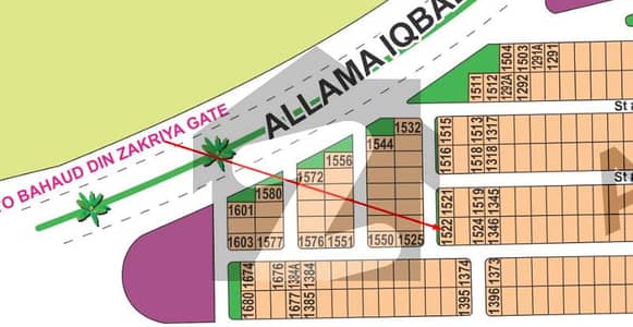 Corner Plot With Extra Land - Sector O
