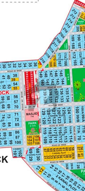 Wapda Finance Society Block D 2 Kanal Plot