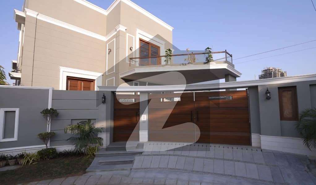 Brand New 500 Yards Luxury Bungalow With Pool & Basement For Sale In DHA Phase 8, Karachi