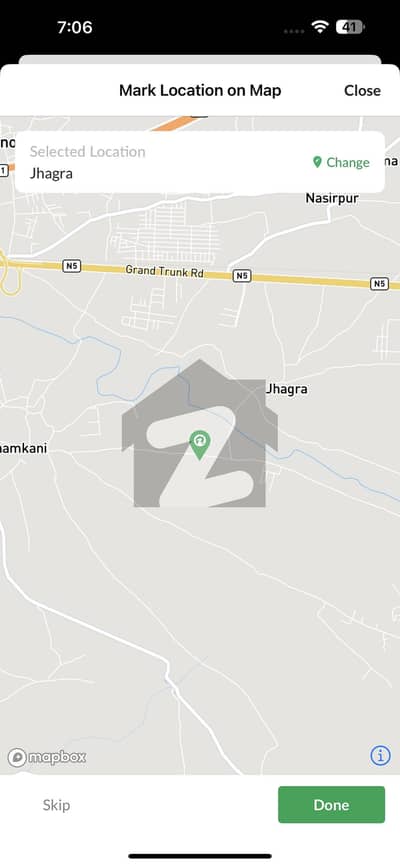 Jhagra 12 kanal farmhouse land Peshawar