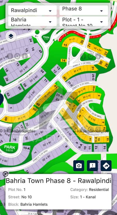 37 Marla Plot Park face Extra land Cat A & B (Not Paid) possession utility paid ready to built very reasonable price