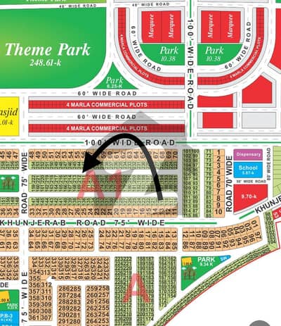 10 Marla Plot for Sale Block A1, LDA City Lahore