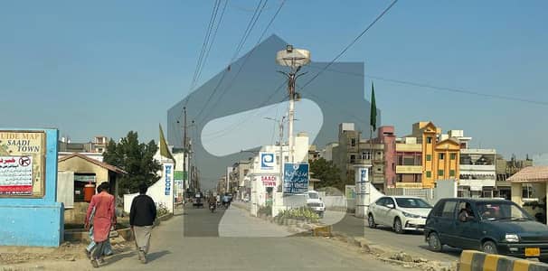240 YARD PLOT FOR SALE IN SAADI TOWN BLOCK 5.