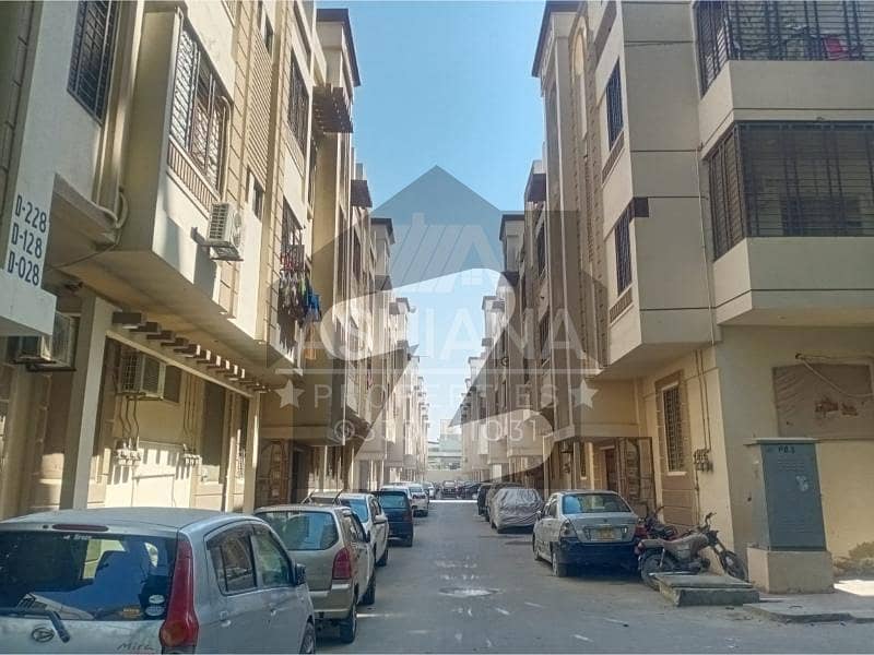 FOR RENT - GROUND FLOOR 3 BEDDD FLAT IN KINGS COTTAGES GULISTAN E JAUHAR BLOCK-7 KARACHI