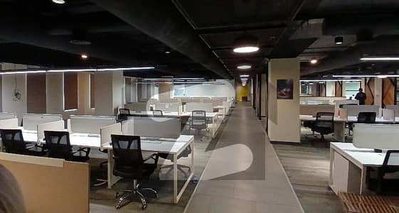 10000 Sqfts office available for rent at sahra-e-faisal