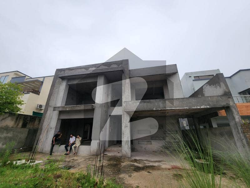 Premium 1 Kanal Gray Structure House Double Unit Solid Construction