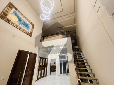 5 Marla Brand New Luxury Double Hight Furnished House For Sale In Eden Orchard Sarghodha Road fsd