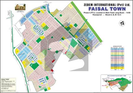 865 Sqft Corner Flat for Sale in FTA Faisal Town Block A