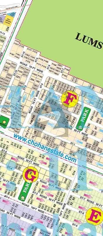 Elite 4 Kanal Plot Pair | Heart Of DHA PHASE 5 - F Block | Super Hot Location Walking Distance From Park And Back Of Main Road.