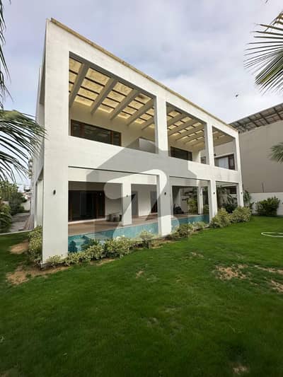 1000 Sq. Yds. Brand New Architect Designed Bungalow With Basement & Pool For Rent At Khayaban-E-Ittihad, DHA Phase 6