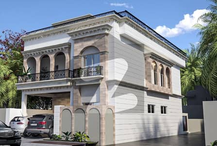 Surface + Corner + 50ft Road Double Story Grey Structure for sale