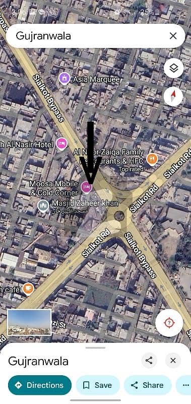 سیالکوٹ بائی پاس گوجرانوالہ میں 4 مرلہ دکان 2.0 کروڑ میں برائے فروخت۔