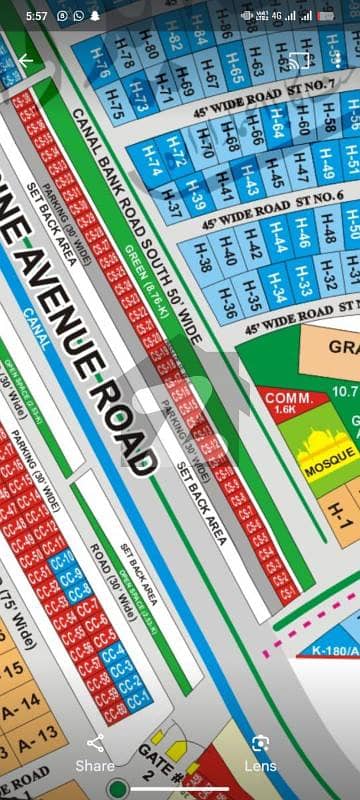Fazaia Falcon Downtown Pair Commercial Plot Situated On VVIP Location Each Plot 5.25 Marla Facing Main Pine Avenue Fazaia Falcon Downtown Pair Commercial Plot Situated On VVIP Location Each Plot 5.25 Marla Facing Main Pine Avenue