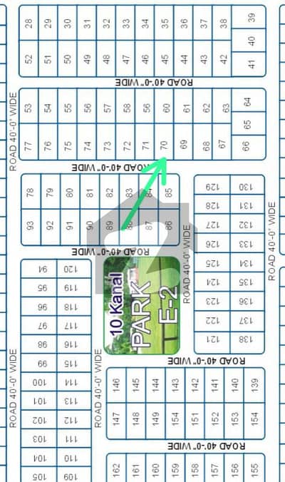20 Marla Residential Plot 70 E2
