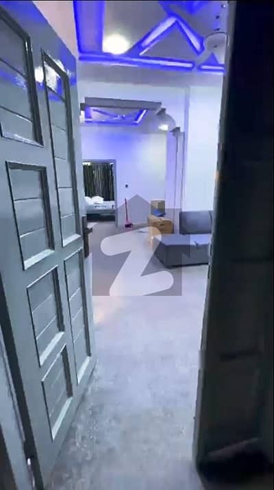 Saif Heights, Arbab Road Stop, University Road, 1-Bed Furnished Flat For Sale