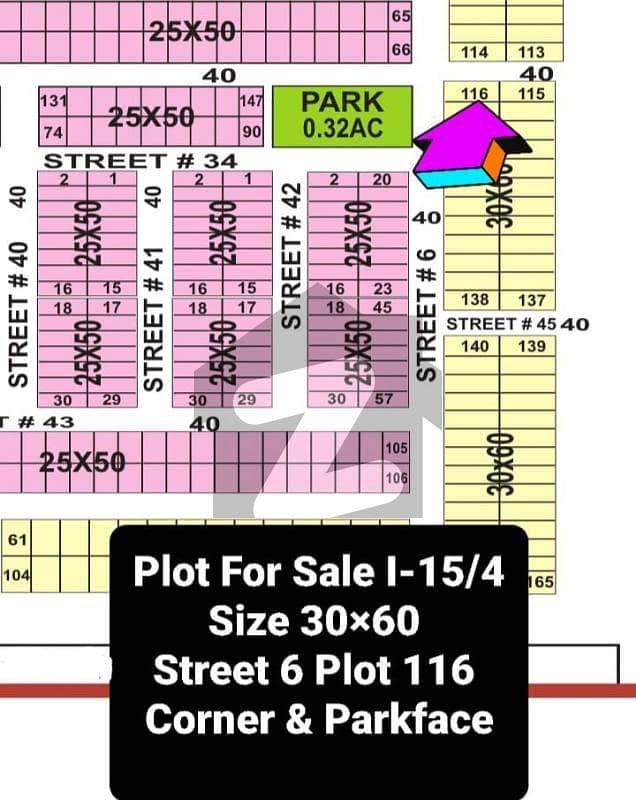 I-15-4 Plot For Sale Ideal Location