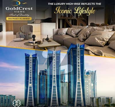گولڈ کرسٹ ہائی لائف ڈی ایچ اے ڈیفینس فیز 2,ڈی ایچ اے ڈیفینس,اسلام آباد میں 3 کمروں کا 7 مرلہ فلیٹ 1.48 کروڑ میں برائے فروخت۔