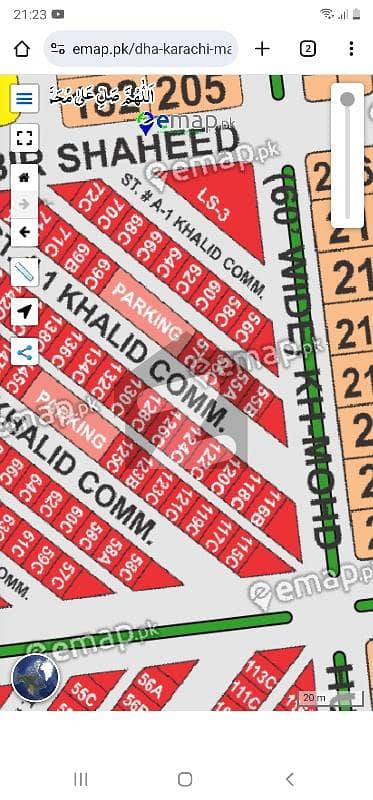 100 Yards Commercial Plot for Sale Khalid Commercial, DHA Phase 7 Extension Karachi