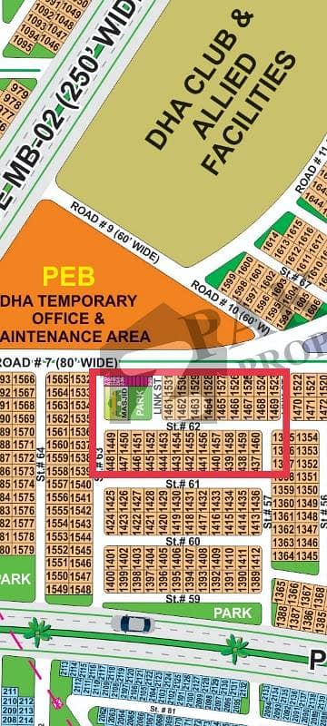 20 Marla Plot Near 250 Feet Road Sector B